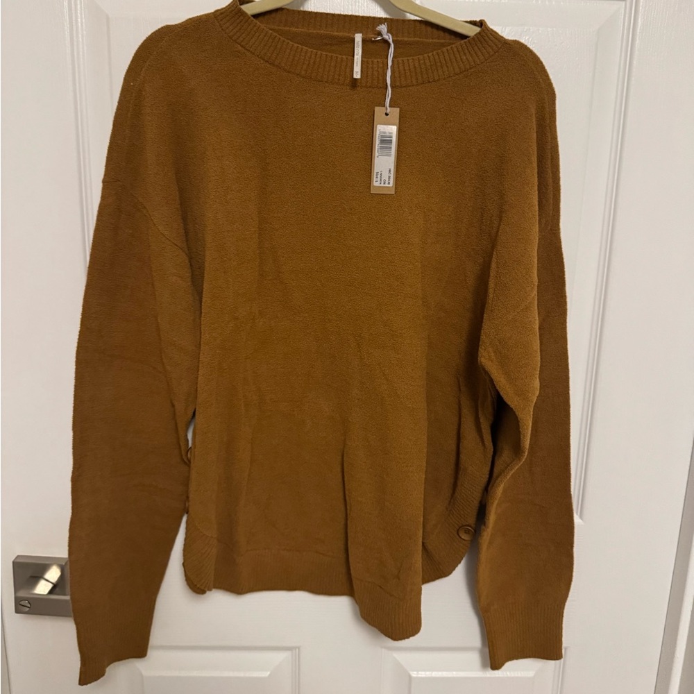 NWT Large Hello Nite Brown Sweater